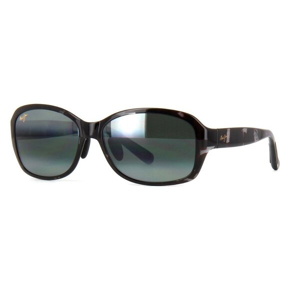 New MAUI JIM Koki Beach Black Polarised Round 433 11T Sunglasses Women - Picture 1 of 4
